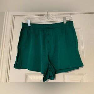 Women’s satin pj shorts